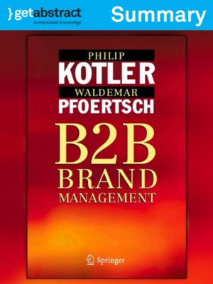 cover image of B2B Brand Management (Summary)